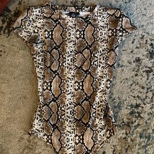 Snake skin body suit